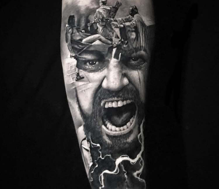 300 movie tattoo by Chris Showstoppr