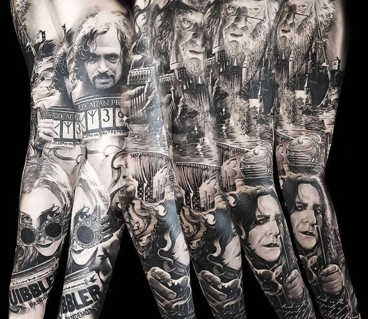 Harry Potter Tattoo  This Harry Potter sleeve tattoo is incredible  By   Ben Ochoa  By LADbible  Facebook