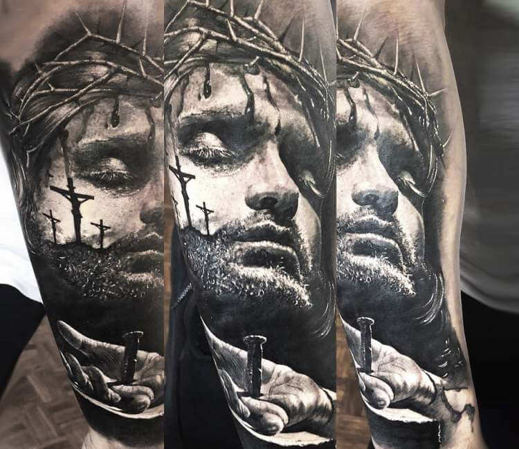 Jesus tattoo by Douglas Prudente  Post 27210