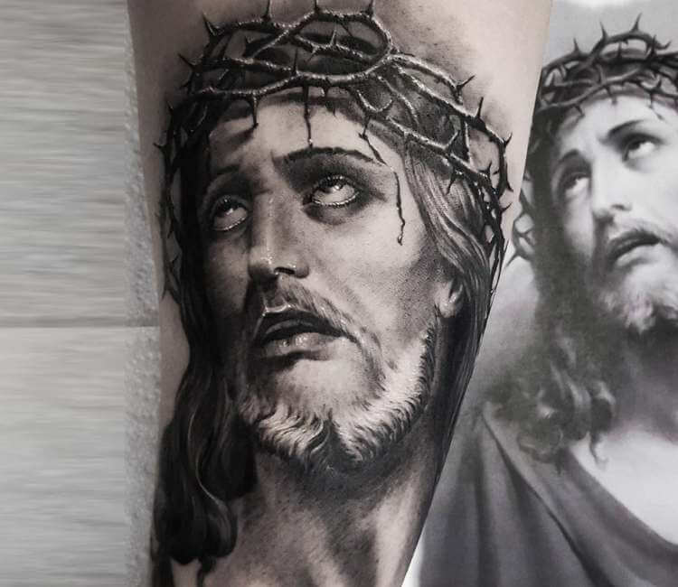 Jesus Christ tattoo by Chris Showstoppr | Post 25778