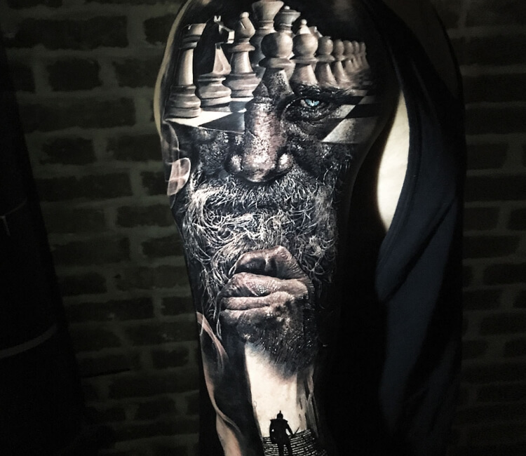 King of kings tattoo by Chris Showstoppr | Post 27064