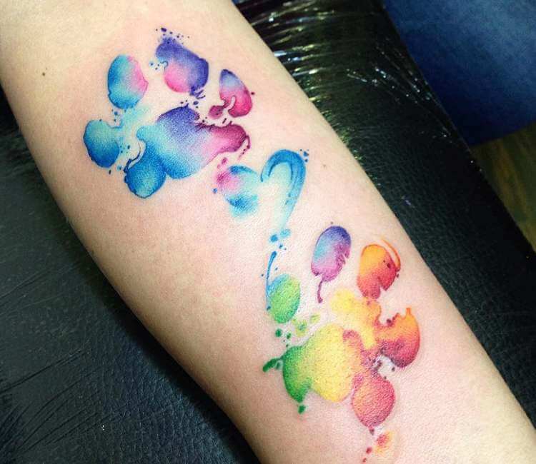 20 Memorial Paw Print Tattoo Ideas That Will Blow Your Mind  alexie