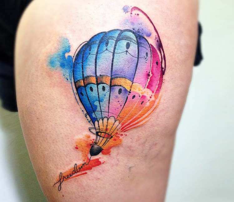 Hot Air Balloon - Tattoo Abyss Montreal
