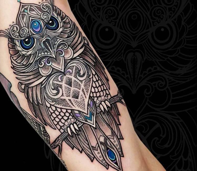 Owl Temporary Tattoo | Fun Temporary Owl Tattoos | WannaBeInk.com