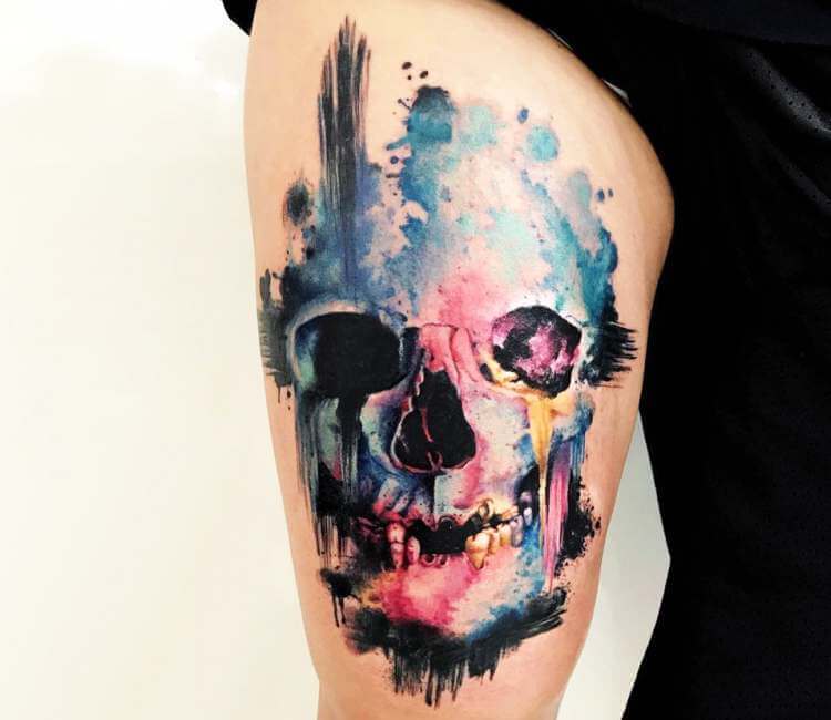 Skull tattoo by Vinni Mattos  Photo 23114