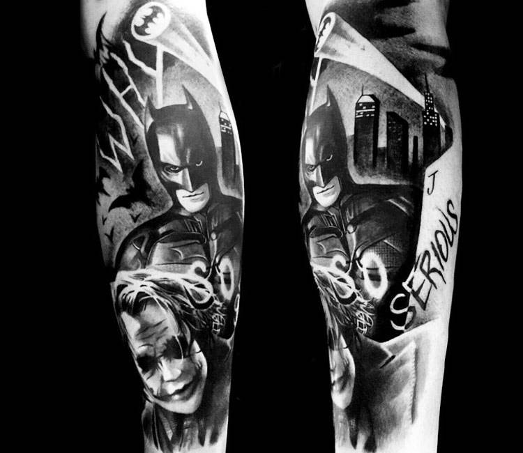 101 Best Batman & Joker tattoo designs for men - (incl, legs, backs,  sleeves, etc)