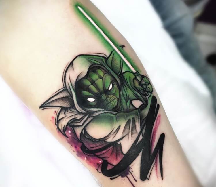 Guy Gets Dragged Online for His Baby Yoda and White Claw Tattoo