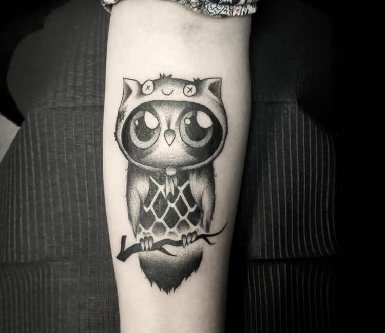 Cartoon Owl Tattoos | tattoo art gallery