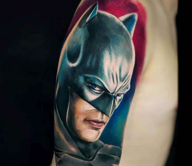 Chest Batman Tattoo