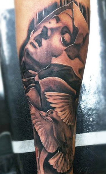 Statuary tattoo by Daniel Rocha | Post 6558