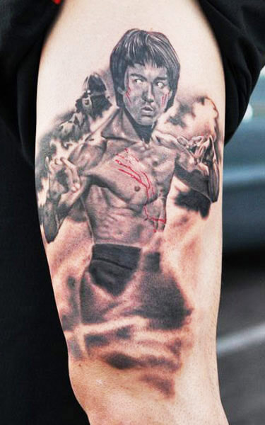 Bruce Lee by  Colour Works Tattoo Studio  Facebook