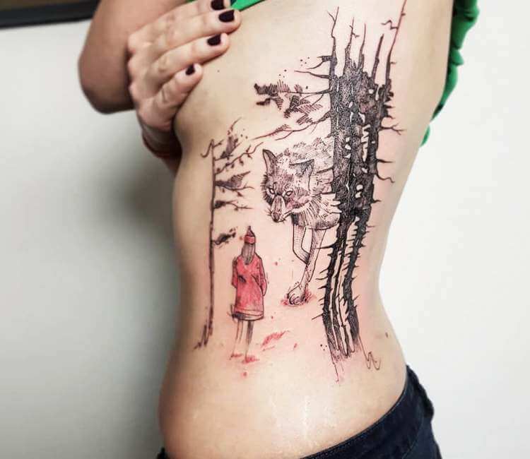 Latest Little red riding hood Tattoos  Find Little red riding hood Tattoos