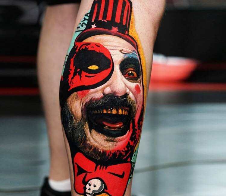 captain spaulding  Rob zombie art Horror tattoo Zombie tattoos