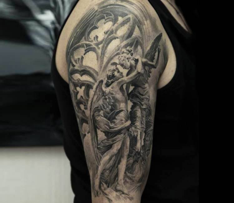 Angels tattoo by Dmitriy Samohin | Post 14291