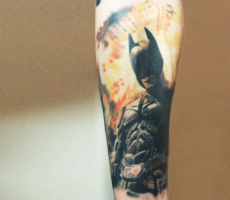Batman tattooed by Janie @janierabbittattoos | By Rabbits Den Tattoo &  Piercing ParlorFacebook