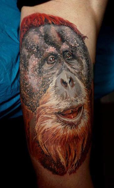 Monkey tattoos in various styles of these friendly little animals |  Tattooing