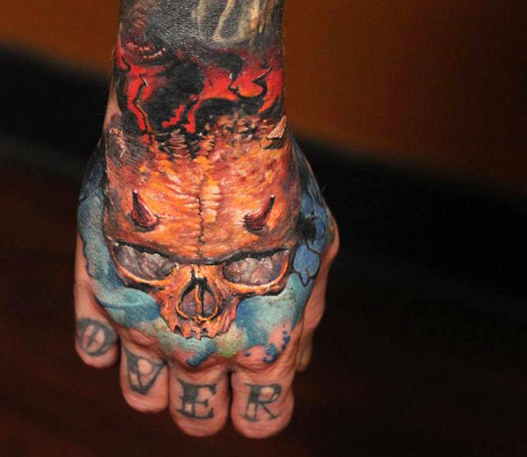 Devil tattoo by Dmitry Vision | Post 13713
 Vision World Tattoos