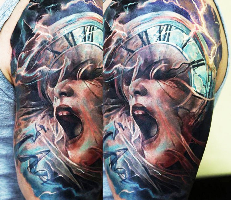 screaming in Tattoos  Search in 13M Tattoos Now  Tattoodo