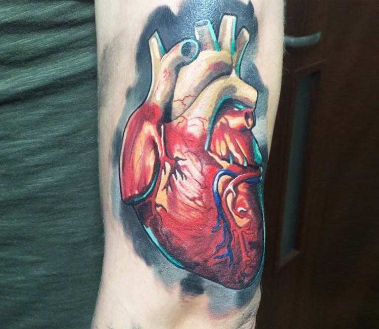 Heart tattoo by Dominik Borkowski | Post 23273