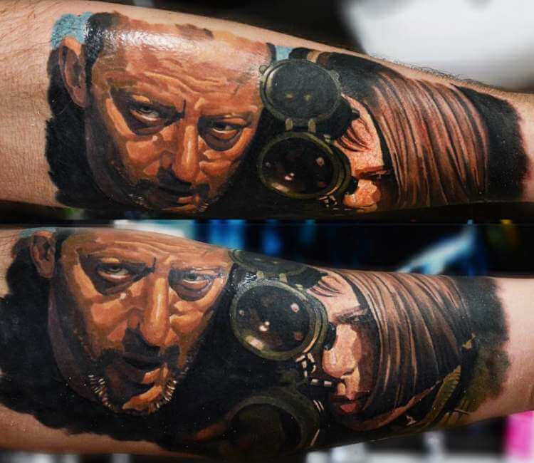 Leon movie tattoo by Dominik Borkowski | Post 25533
