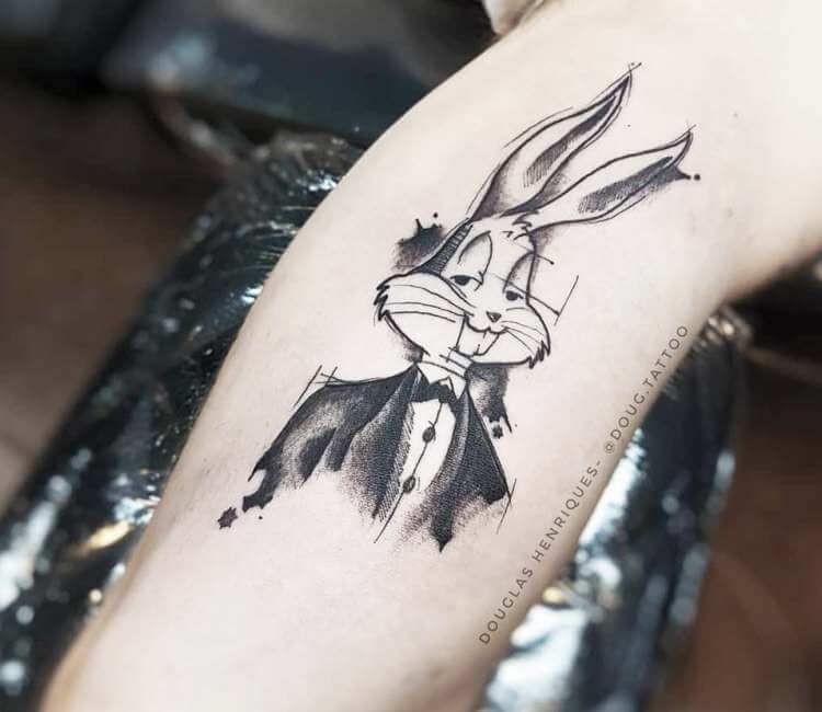 Tattoo of Bugs Bunny railing Bambi  rtrashy