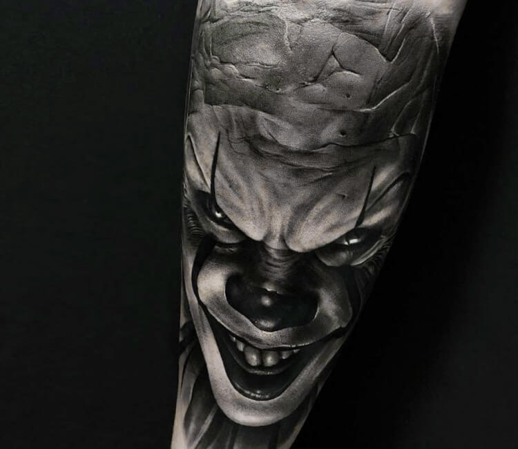Pennywise clown tattoo by Douglas Prudente | Post 27209