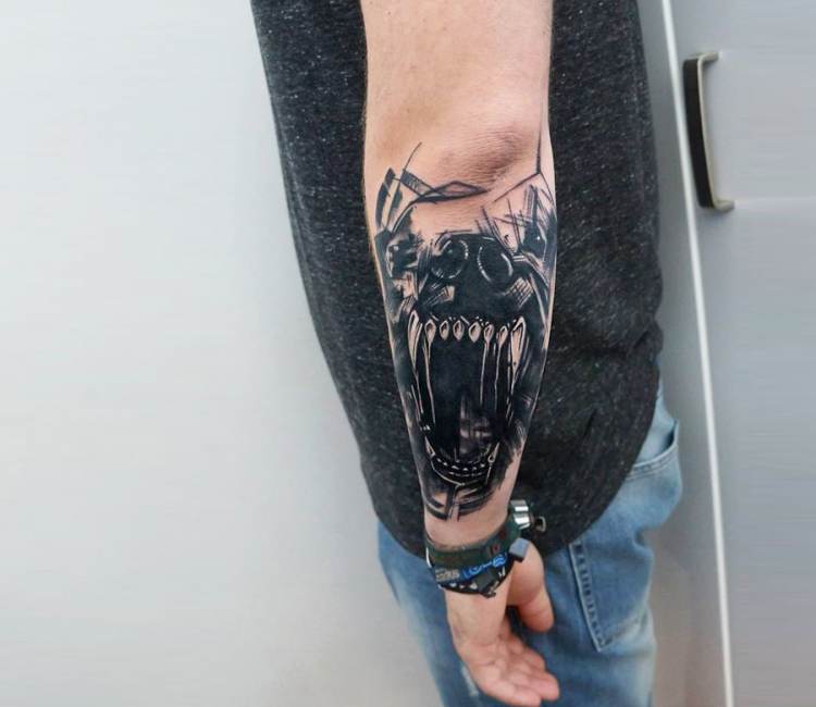 Black Wolf Arm Tattoo ~ z Tattoo Geek - Ideas for best tattoos
