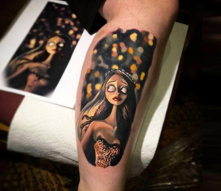 Corpse Bride tattoo by Edward Best
