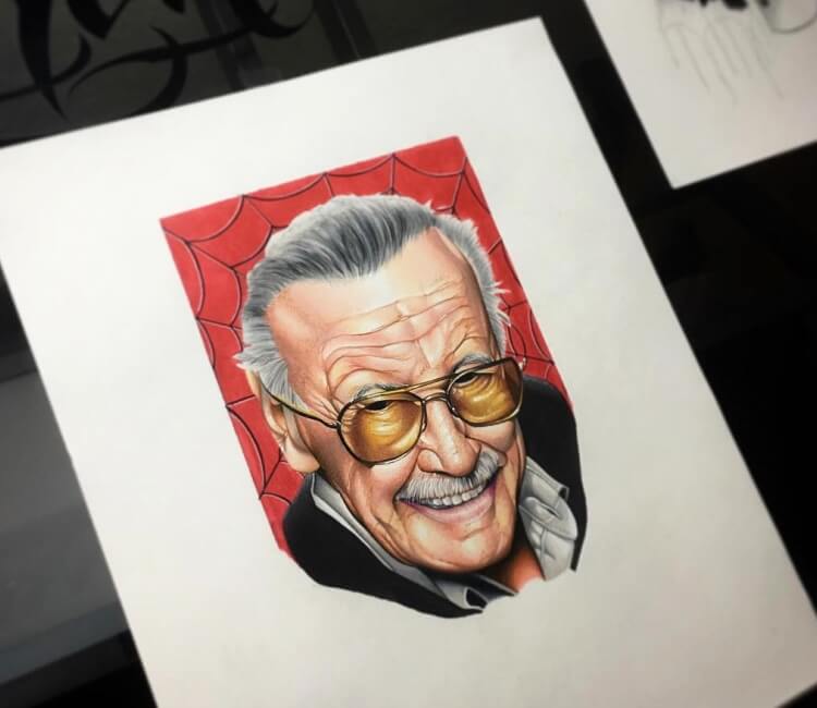 Stan Lee drawing by Edward Best | Photo 29848