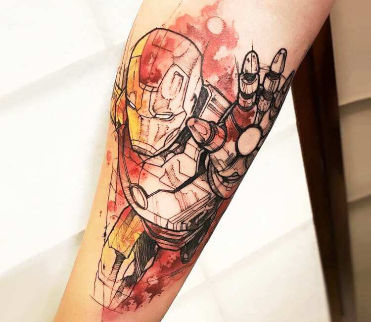 Avengers Aquarela | Marvel tattoos, Tattoos, Watercolor tattoo