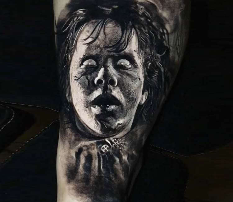 The Exorcist Valentina Riabova at Element tattoo Oslo  rtattoos
