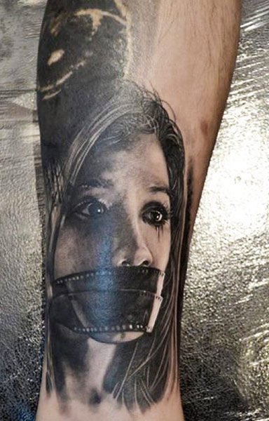 Face tattoo by Elvin Yong Tattoo | Post 10803