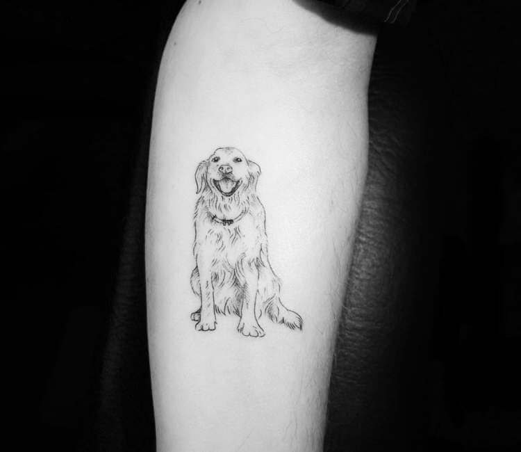 Dog tattoo by Emrah Ozhan | Post 23506