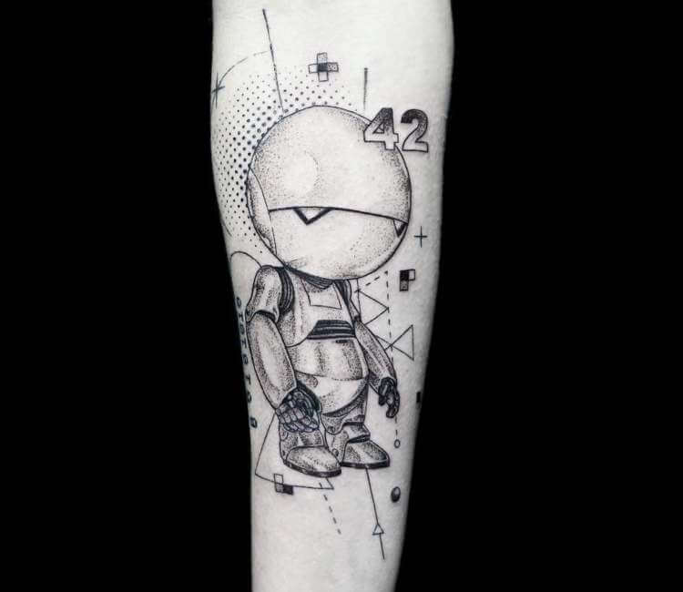 Marvin Android Tattoo By Emrah Ozhan Post 26129