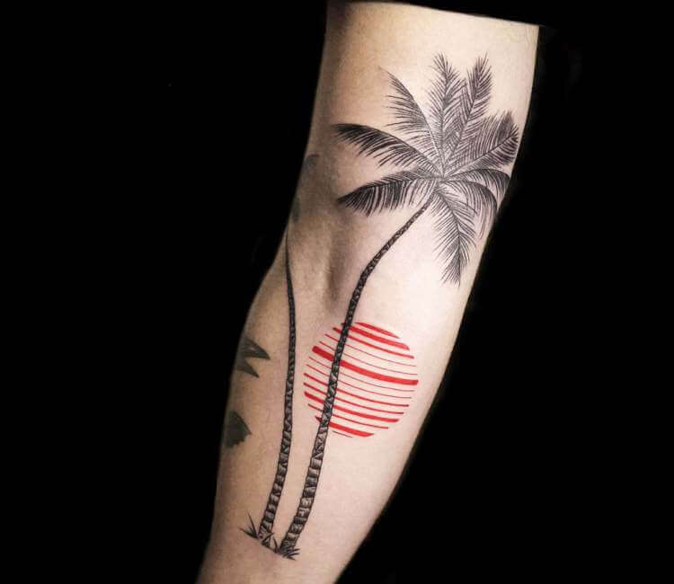 Palm Tree Tattoo Vector Images (over 1,500)