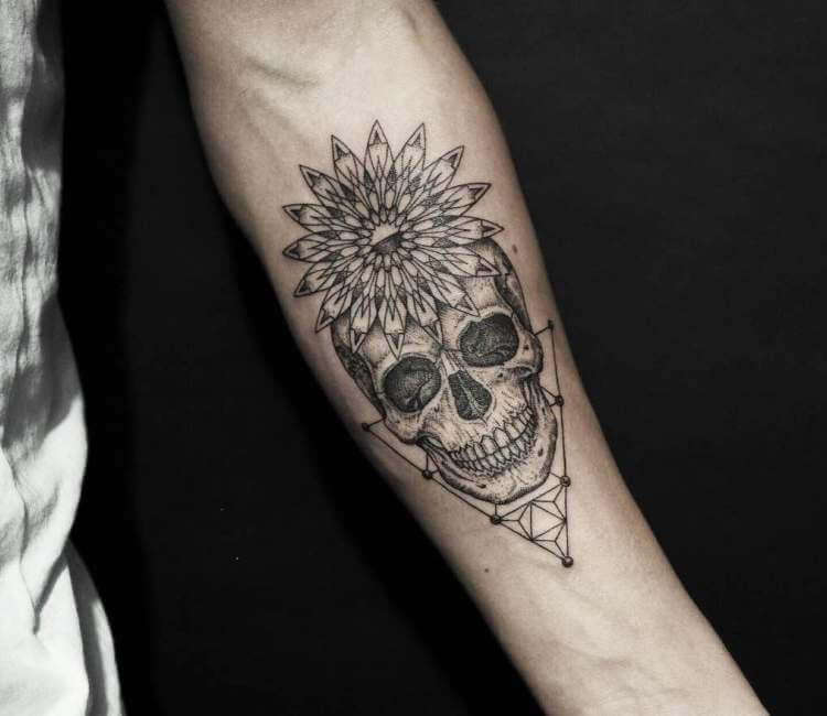 Mandala skull tattoo by hiinaar on DeviantArt