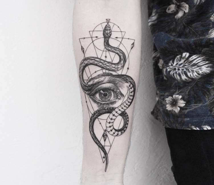 snake eye tattoo by hiinaar on DeviantArt