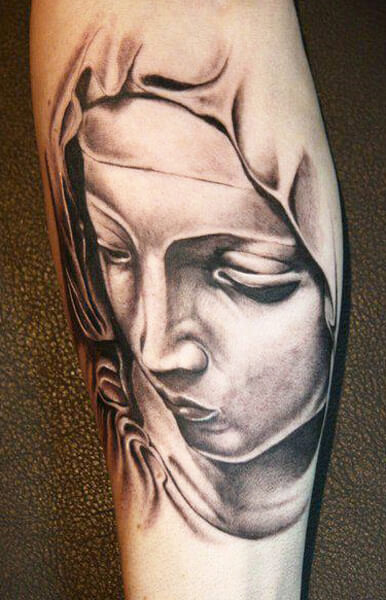 Tattoo Design - Virgin Mary by zalazny on DeviantArt
