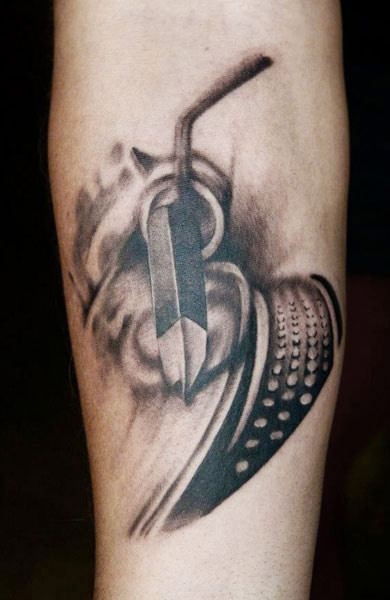 Share more than 74 dj turntable tattoo designs latest  incdgdbentre