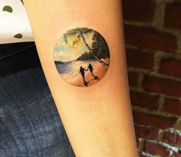 Jonathan Souki - Tattoo Artist - #beach #beachtattoo #sunset #sunsettattoo  #palmtrees #palmtreetattoo #vacation #blackandgreytattoo #blackandgrey  #stockholmtattooartist #tattooideas #realistictattoo #tattooartists  #instagood #instapic #ink #inklovers ...