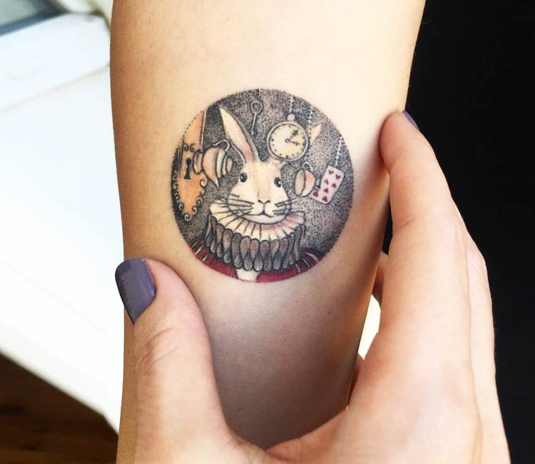 Customer getting inked up at White Rabbit Tattoo Studio  Flickr