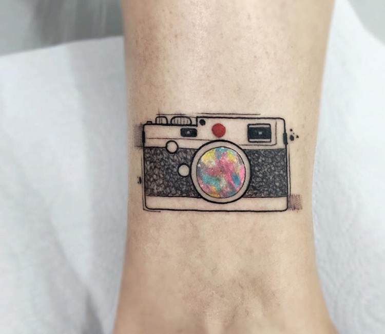 Girly camera tattoo - Things&Ink