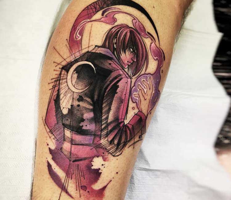 Tatuaje dedicado al anime Death Note o