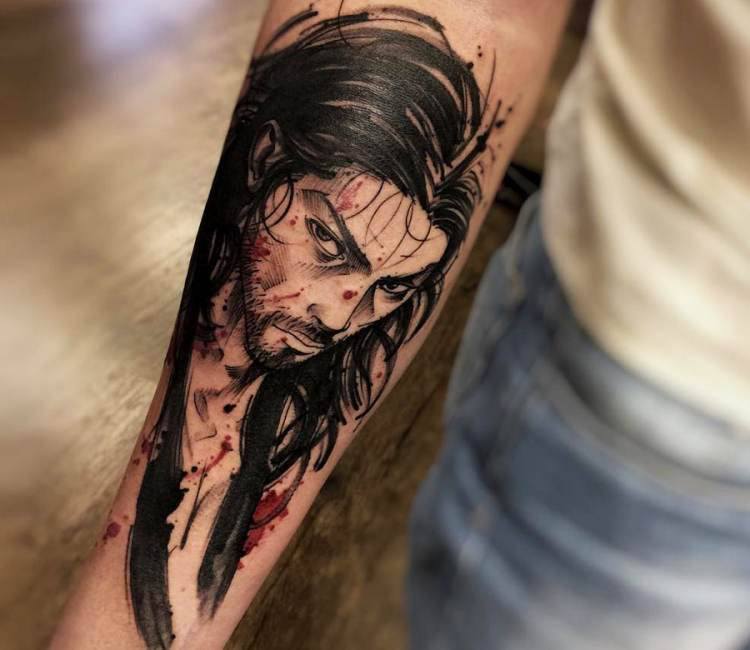 Miyamoto Musashi tattoo by Felipe Rodrigues | Post 15224