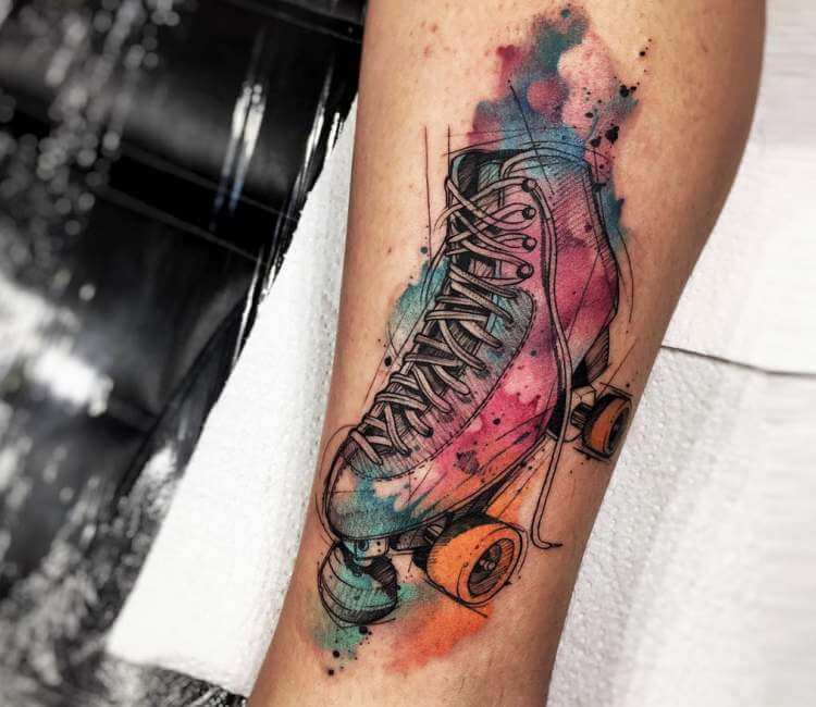 Tattoo uploaded by danehf • Roller derby tattoo • Tattoodo