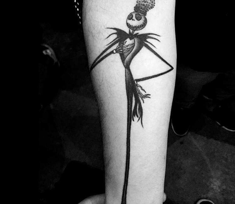 jack skellington tattoo  Done by Houston  Kingpin studio i  Flickr