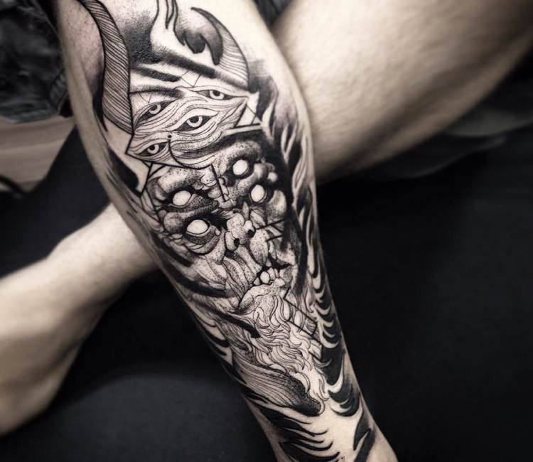 Exu tattoo by Fredao Oliveira | Post 14480