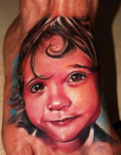 Children tattoo by Geza Ottlecz | Post 10078