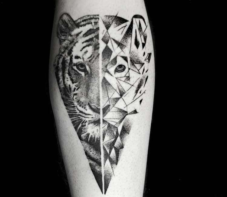 12+ Best Geometric Tiger Tattoo Designs and Ideas | Geometric tiger tattoo, Tiger  tattoo design, Tiger tattoo
