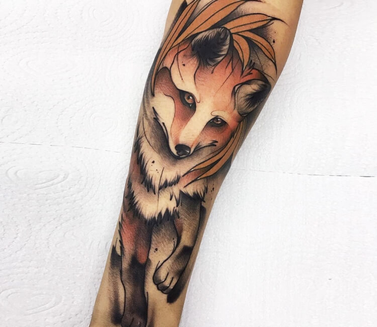 Details 91 about fox forearm tattoo unmissable  indaotaonec